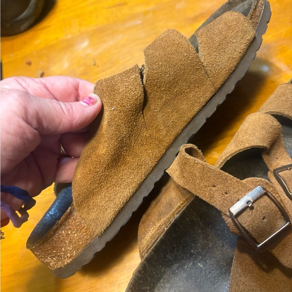 - Birkenstock Beulah Brown leather sandals women size 9 men 7 - Picture 5 of 12